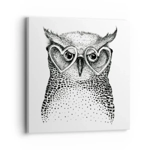 Obraz na plátně - Moudře a s láskou - 30x30 cm