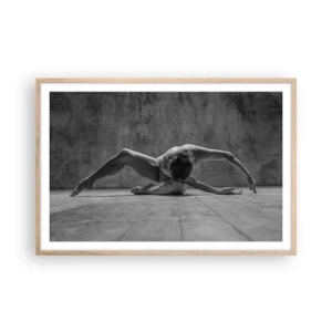 Plakát v rámu světlý dub - Nalezená symetrie - 91x61 cm