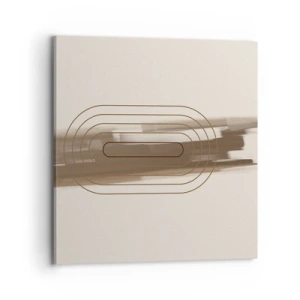 Obraz na plátně - Závan šedi - 70x70 cm