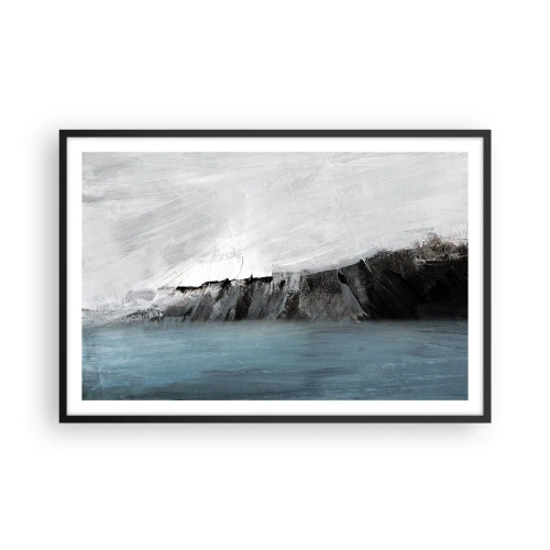 Plakát v černém rámu - Voda – země: střet živlů - 91x61 cm