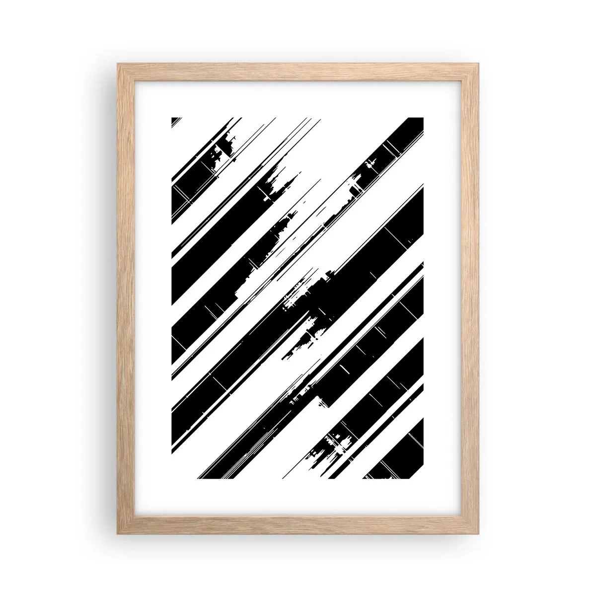 Plakát v rámu světlý dub - Intenzivní a dynamická kompozice - 30x40 cm