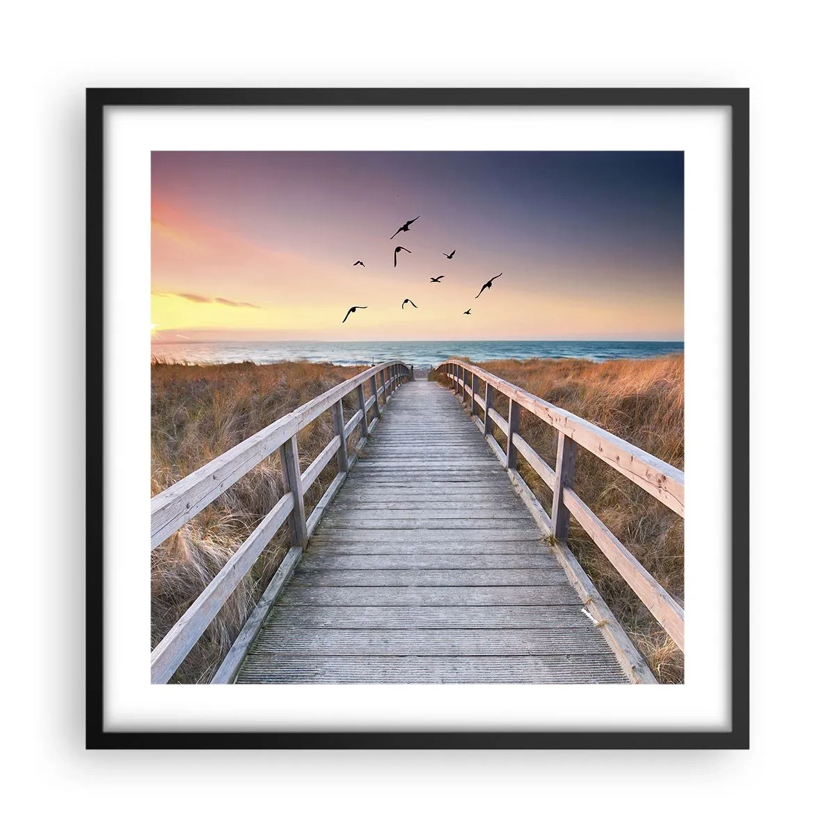 Plakát v černém rámu - Prostor pro vzestupy - 50x50 cm