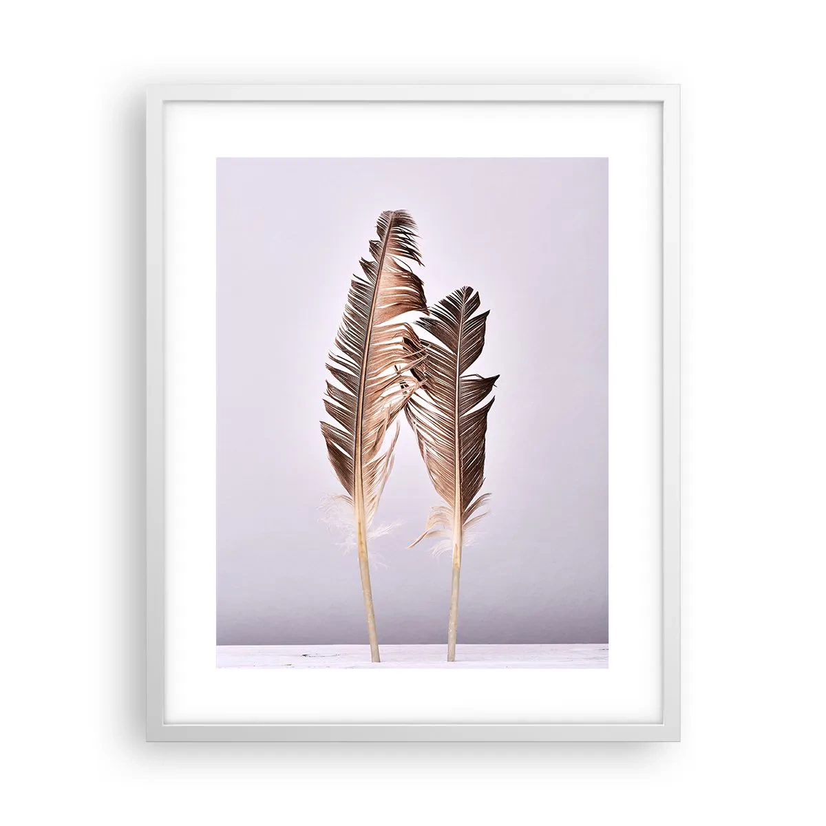 Plakát v bílém rámu - Proti nicotě - 40x50 cm