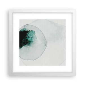 Plakát v bílém rámu - V kapce vody - 30x30 cm