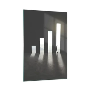 Obraz na skle - Úspěch – imprese - 80x120 cm