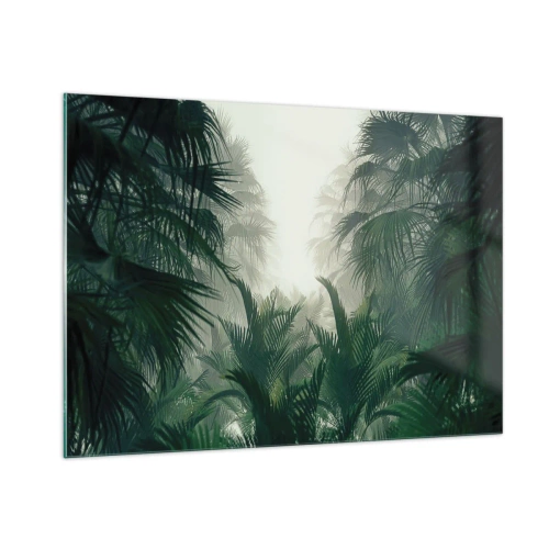 Obraz na skle - Tropická záhada - 100x70 cm
