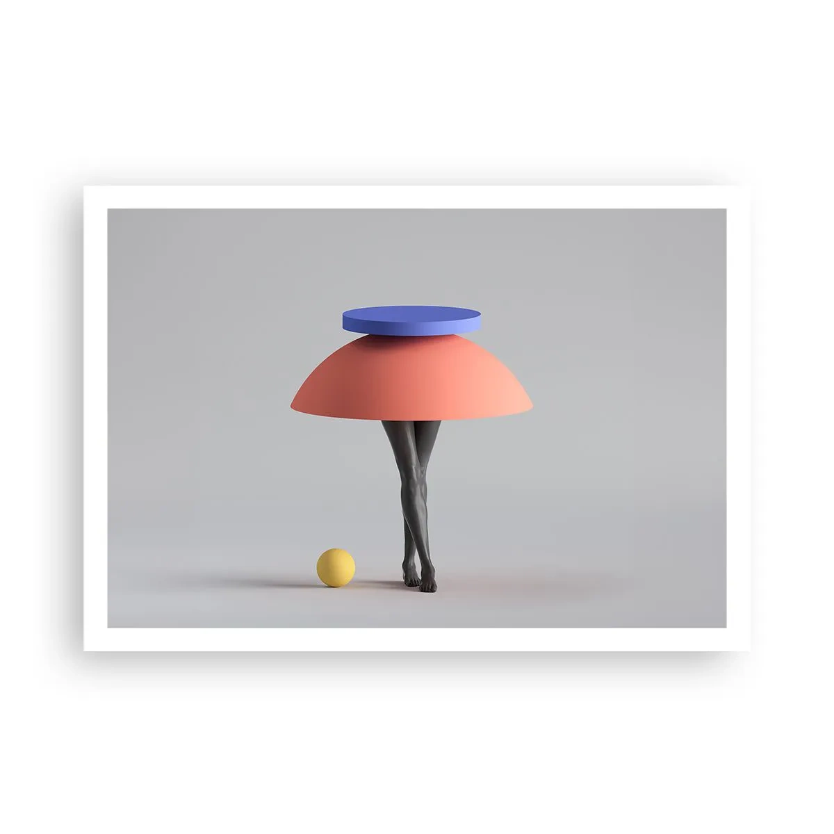 Plakát - Surrealistická kompozice - 100x70 cm