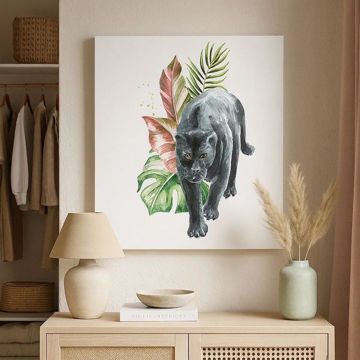 Obraz na plátně - Zběsilost v srdci - 30x30 cm