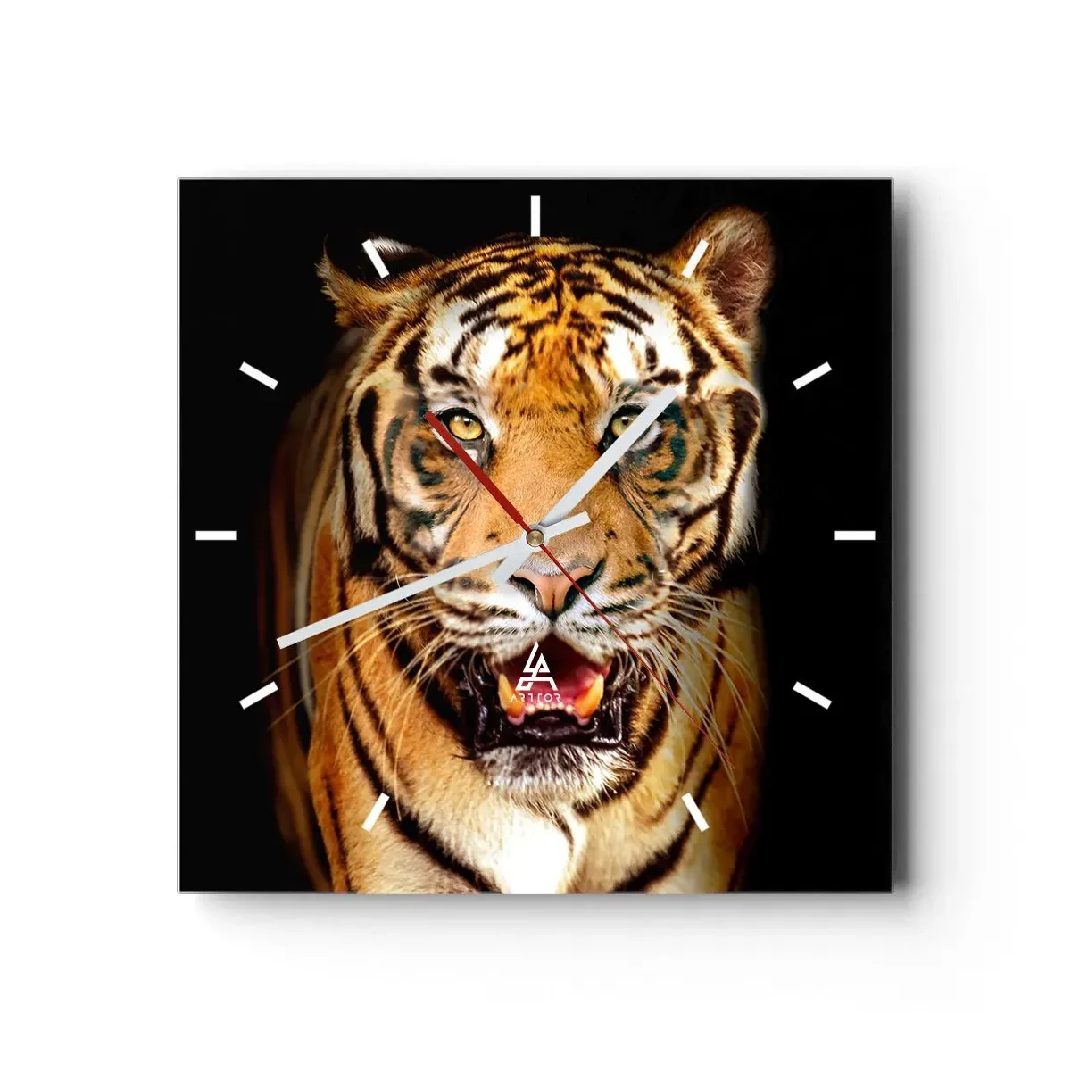 Nástěnné hodiny - Divokost srdce - 40x40 cm