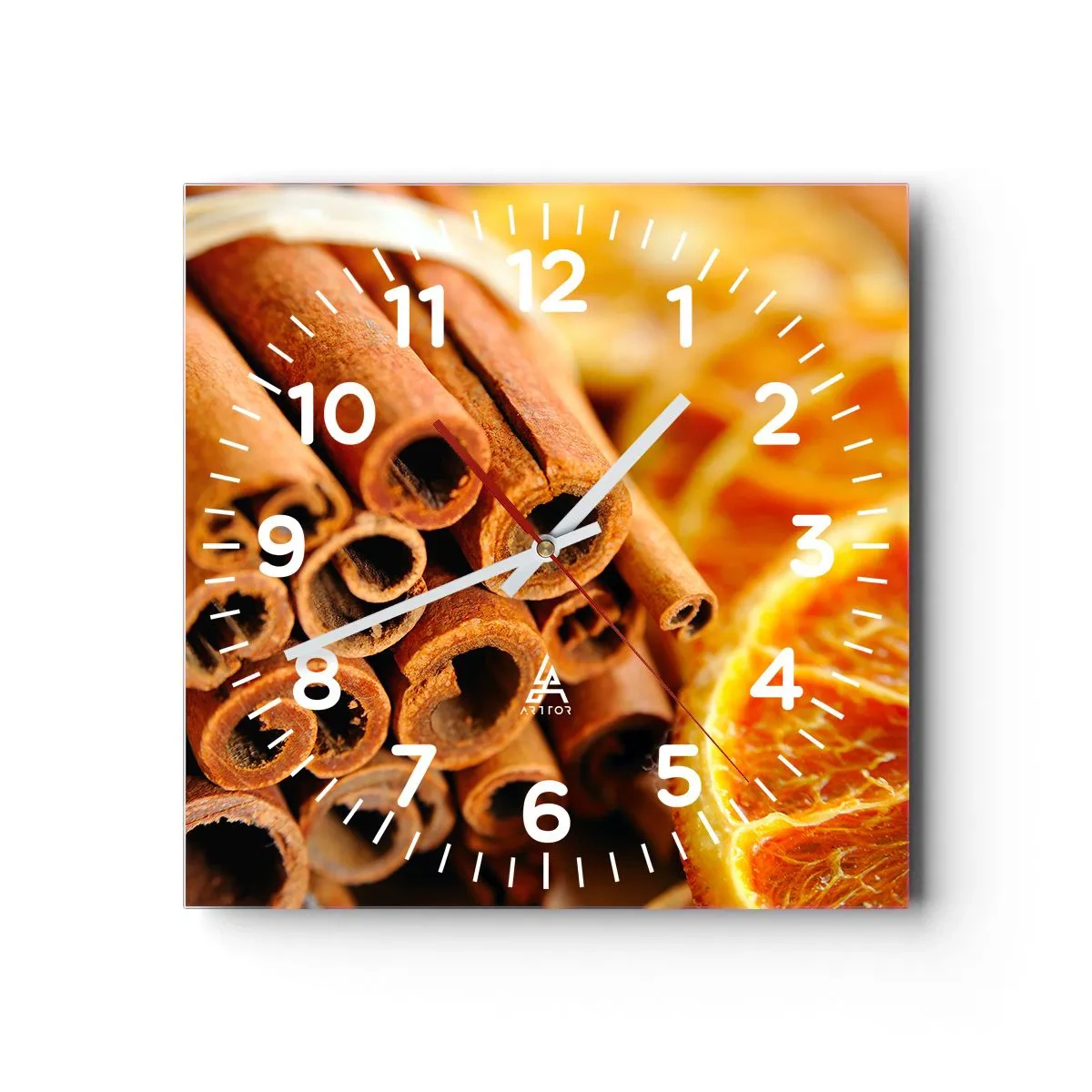 Nástěnné hodiny - Cítíte jejich aroma? - 40x40 cm