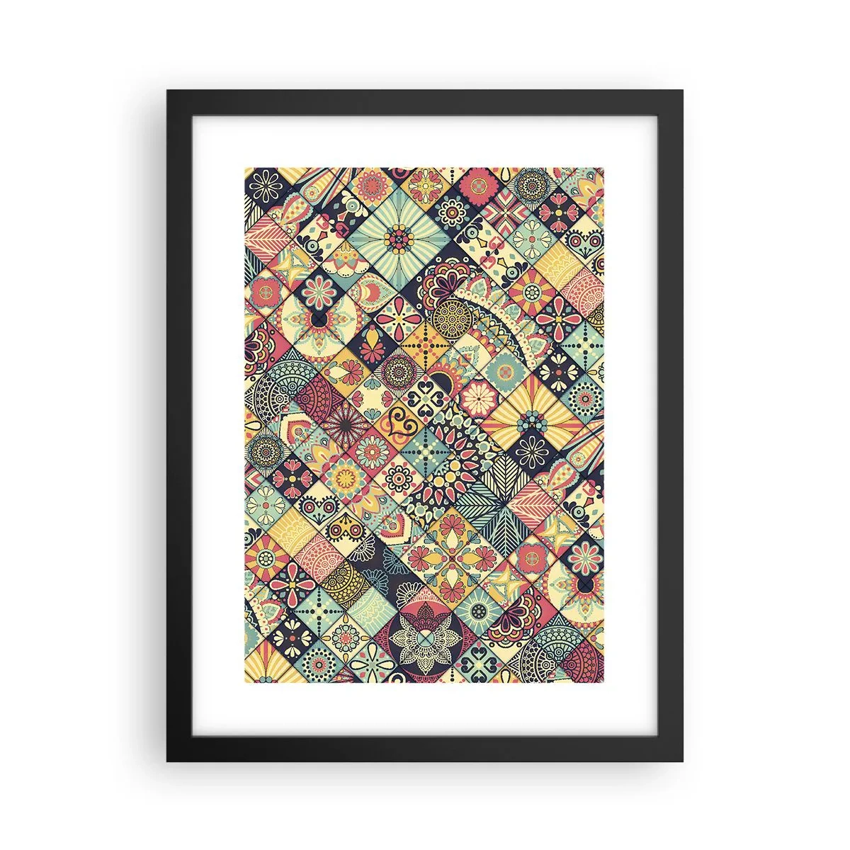 Plakát v černém rámu - Marokánská vize - 30x40 cm