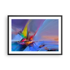 Plakát v černém rámu - Proletěla jako pták - 70x50 cm