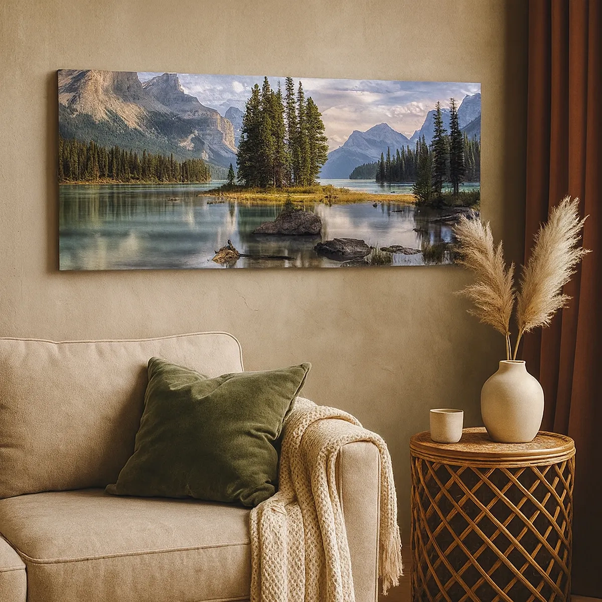 Obraz na plátně - U velké a čisté vody… - 30x30 cm