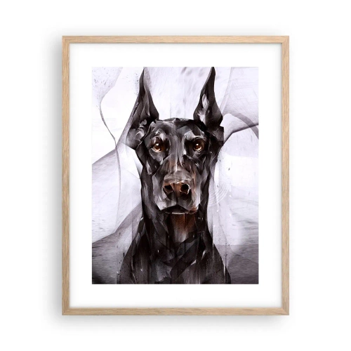 Plakát v rámu světlý dub - Z urozeného rodu - 40x50 cm