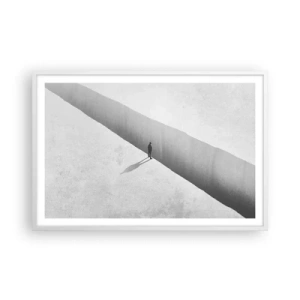 Plakát v bílém rámu - Jasný cíl - 91x61 cm