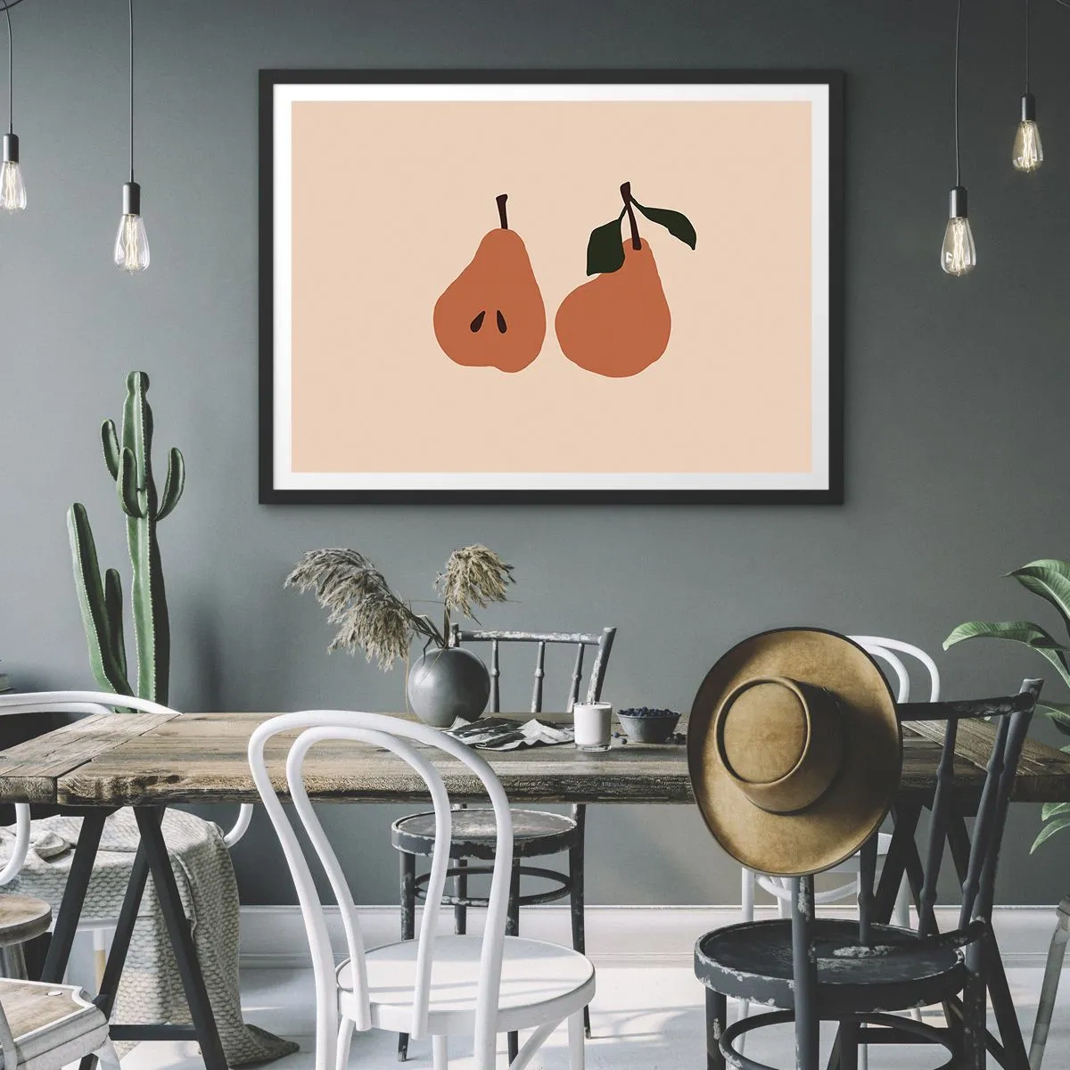 Plakát v černém rámu - Čirá sladkost - 70x50 cm