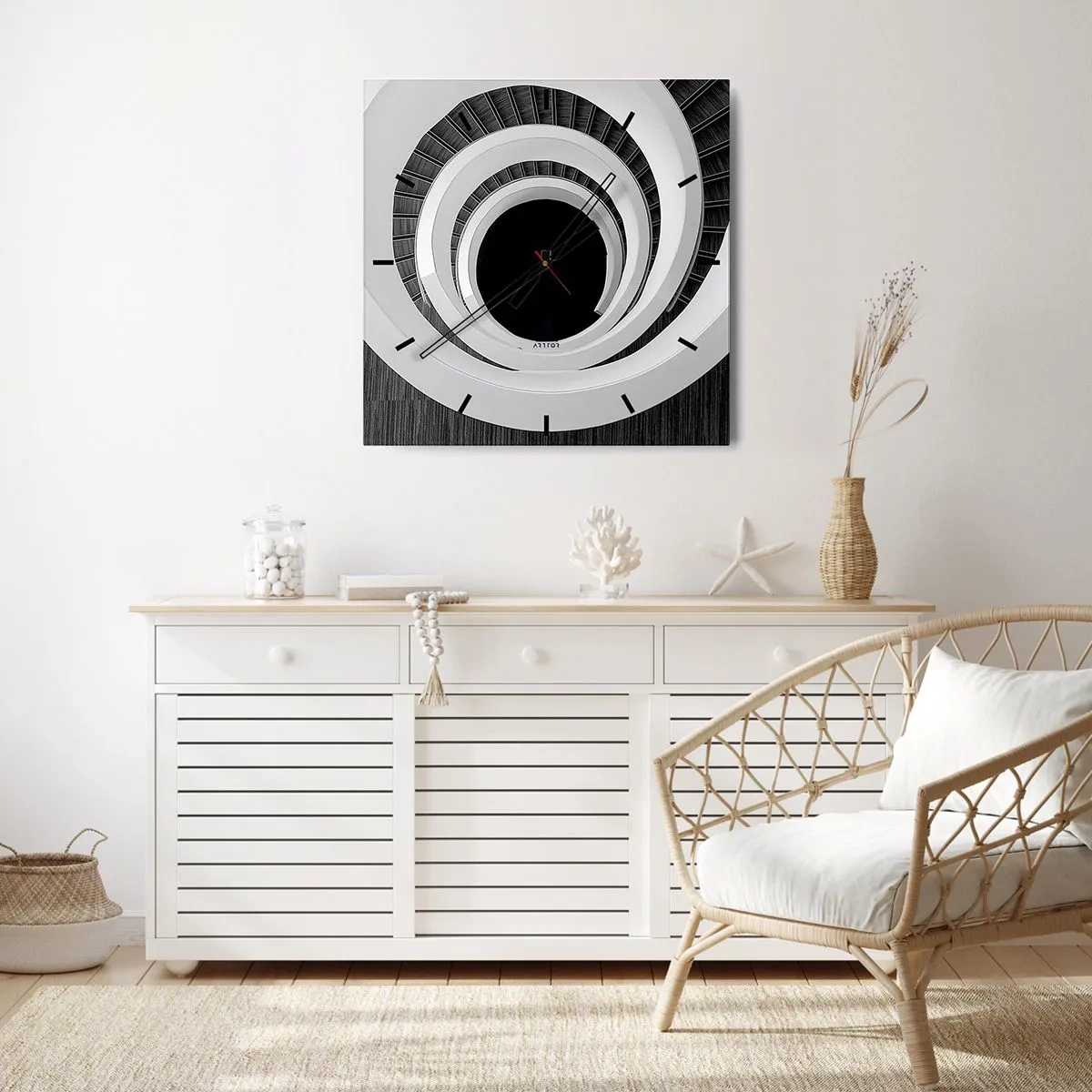 Nástěnné hodiny - K podstatě věcí - 40x40 cm