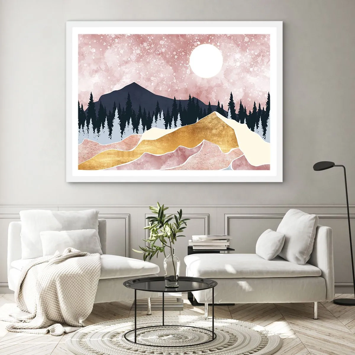 Plakát v bílém rámu - Noční hlídka - 70x50 cm