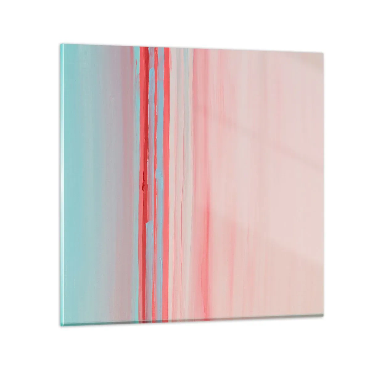 Obraz na skle - Abstrakce za úsvitu - 60x60 cm