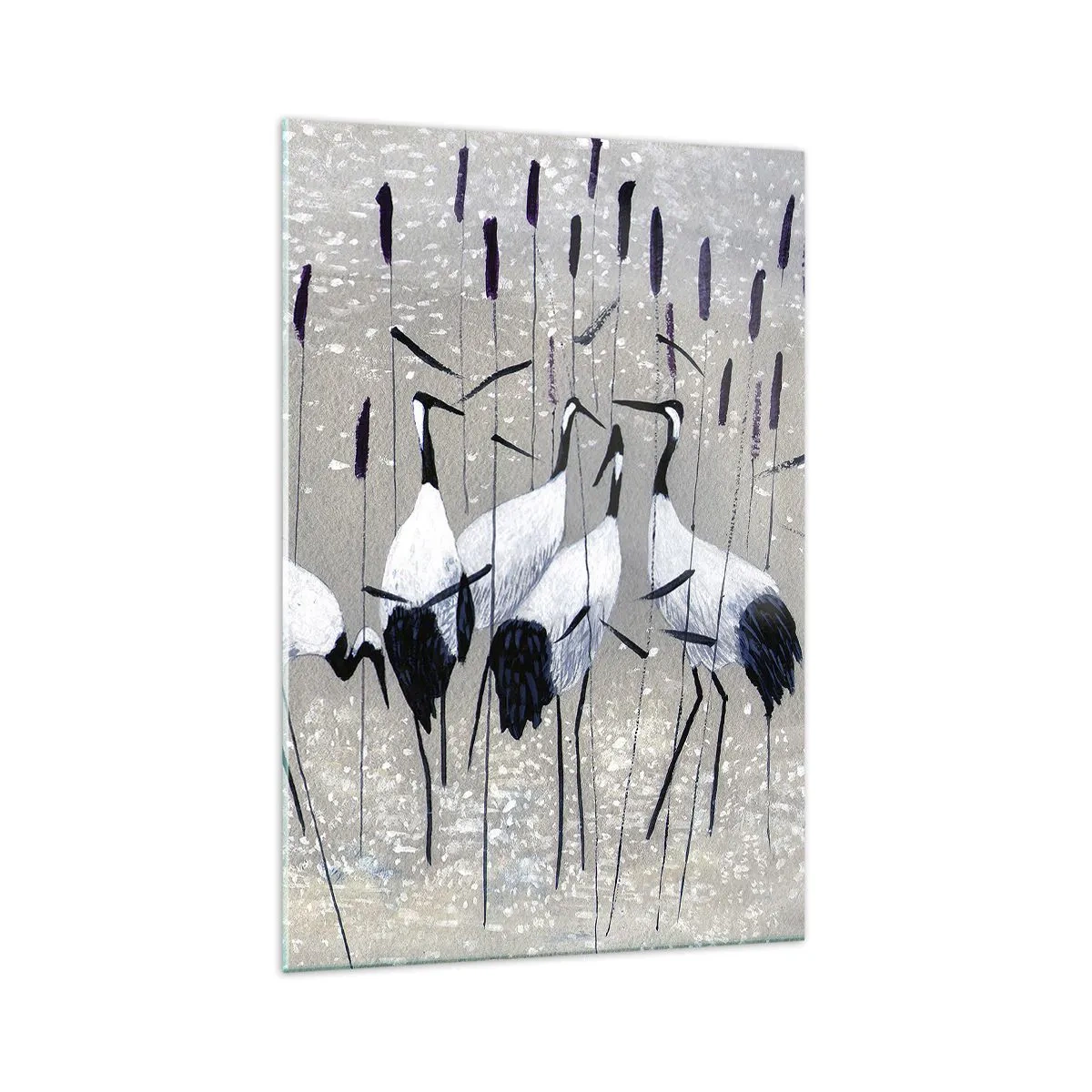 Obraz na skle - Mezi svými - 70x100 cm