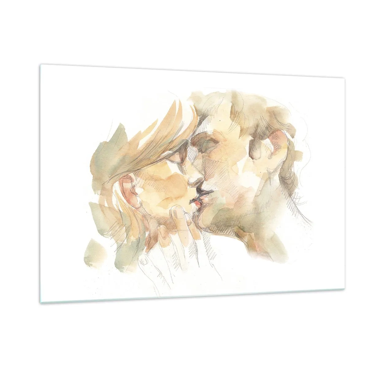 Obraz na skle - Nalezena polovina? - 120x80 cm