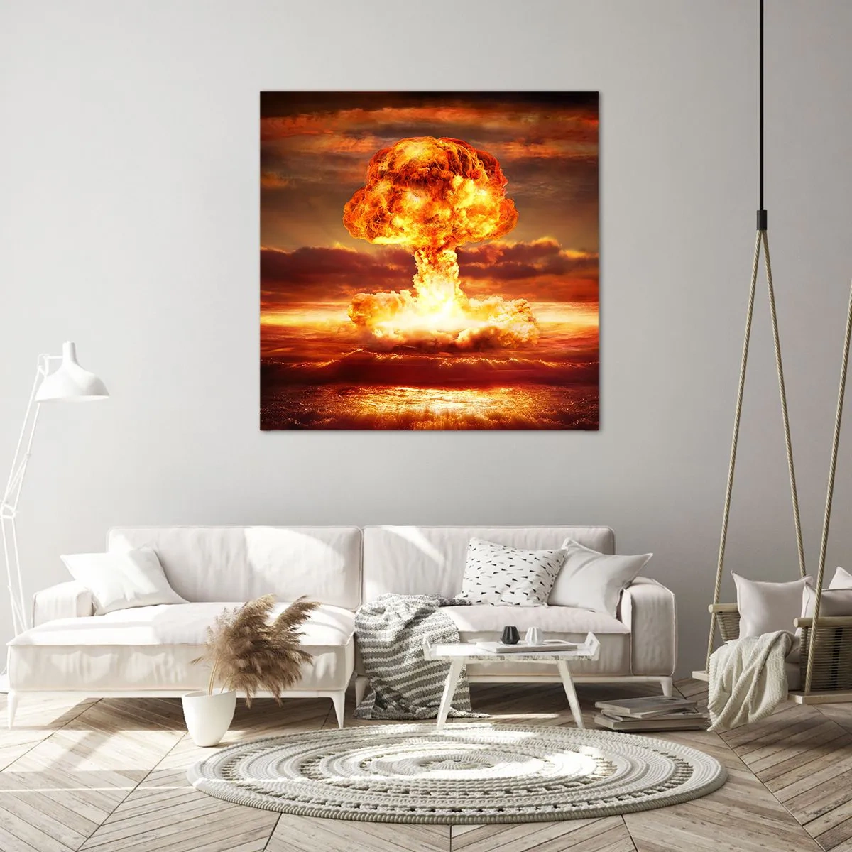 Obraz na plátně - A nastane konec - 50x50 cm