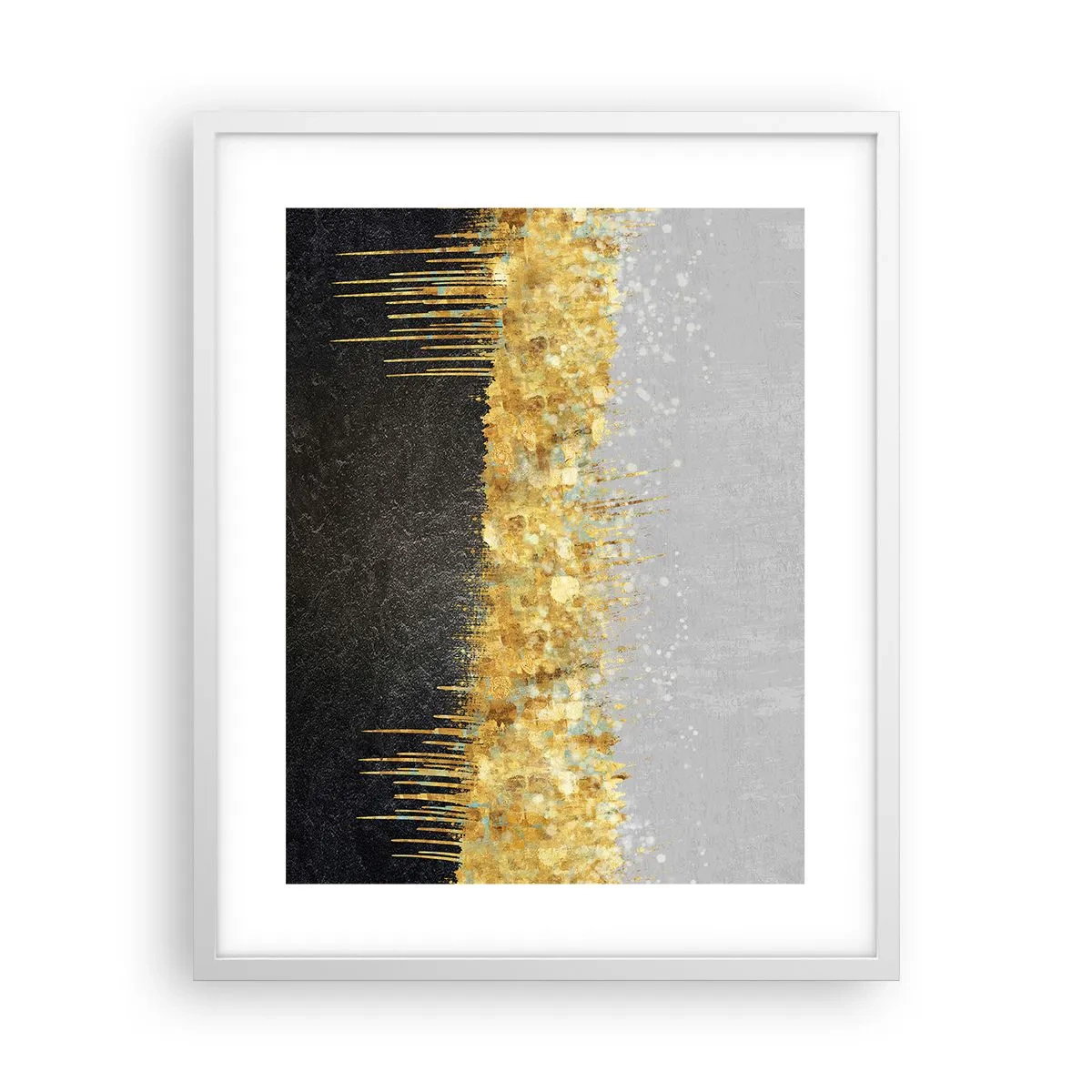 Plakát v bílém rámu - Dovnitř a vzhůru - 40x50 cm