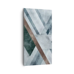 Obraz na plátně - Sofistikovaná elegance geometrie - 55x100 cm