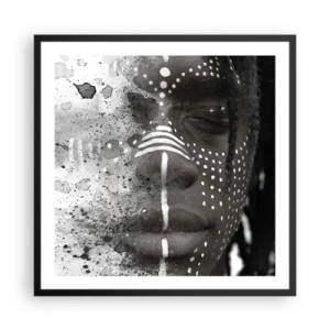 Plakát v černém rámu - Objev původního ducha - 60x60 cm