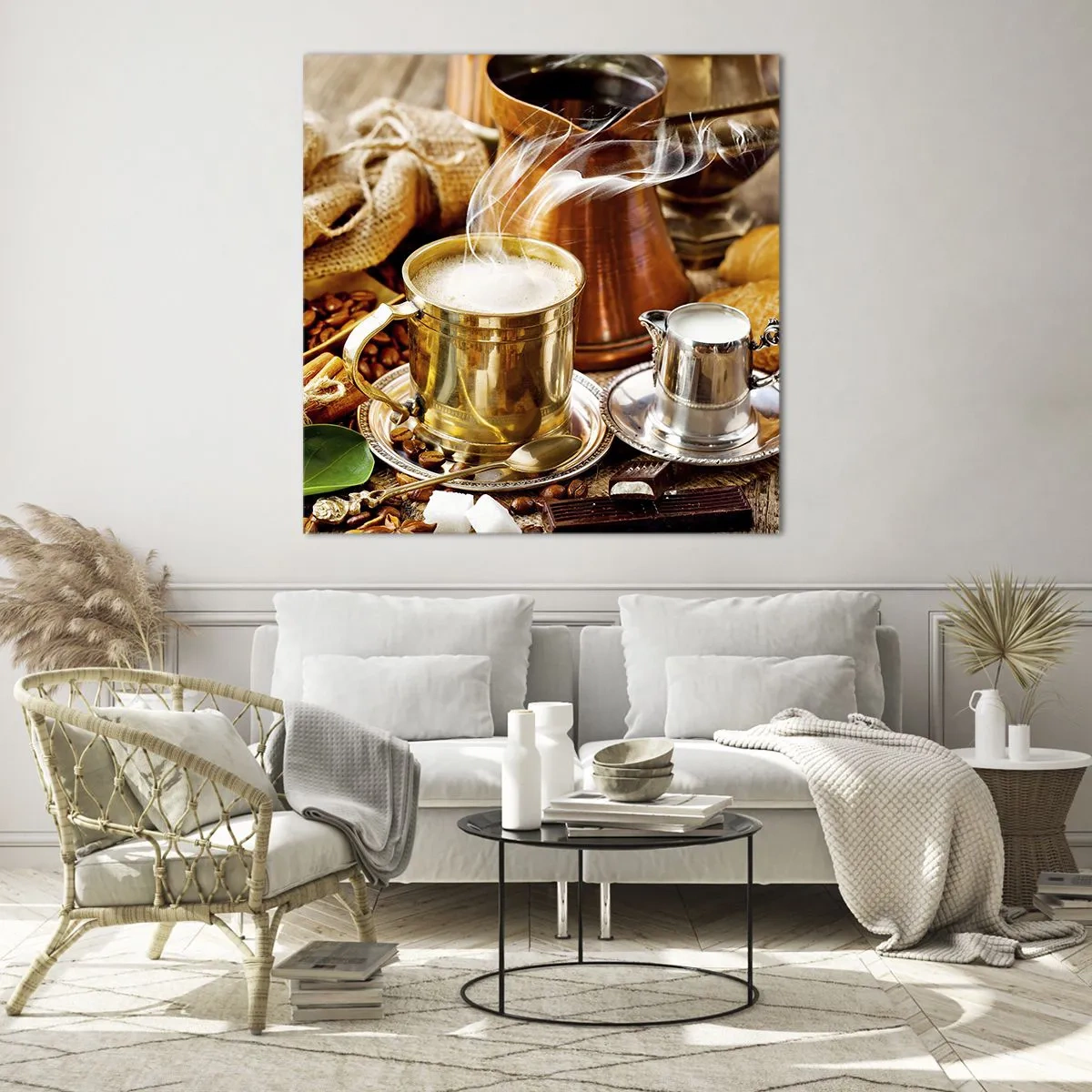 Obraz na skle - Hezký den! - 70x70 cm