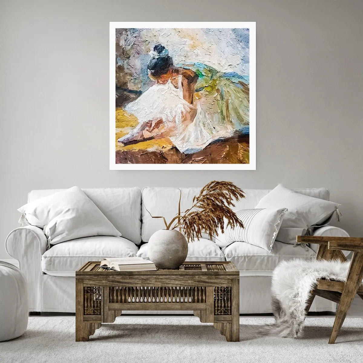 Plakát - Z Degasova obrazu - 40x40 cm