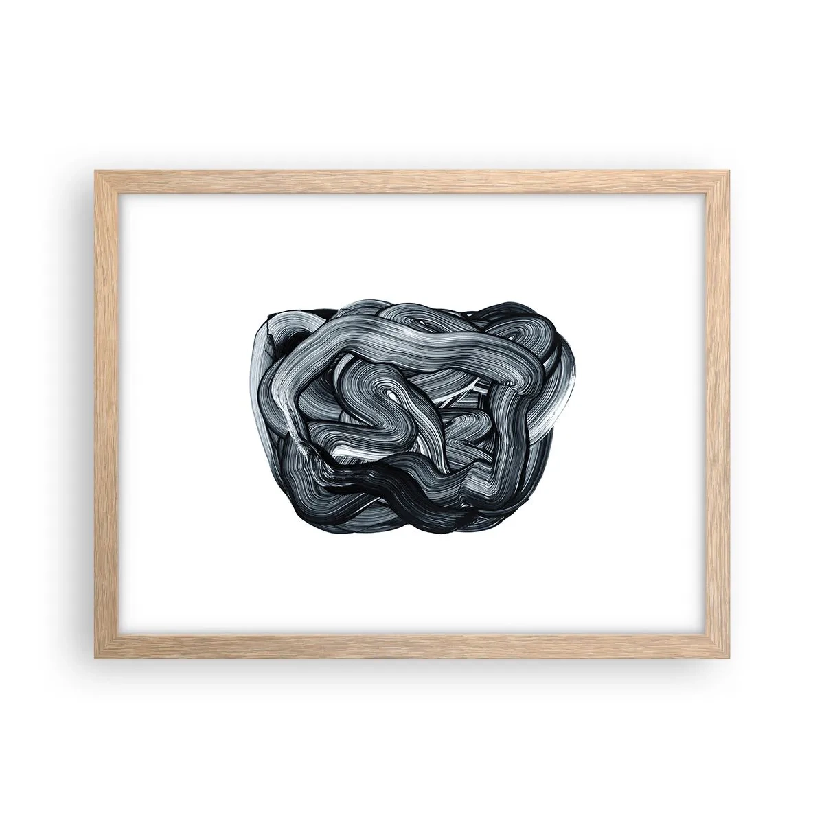 Plakát v rámu světlý dub - Není to tak jednoduché - 40x30 cm