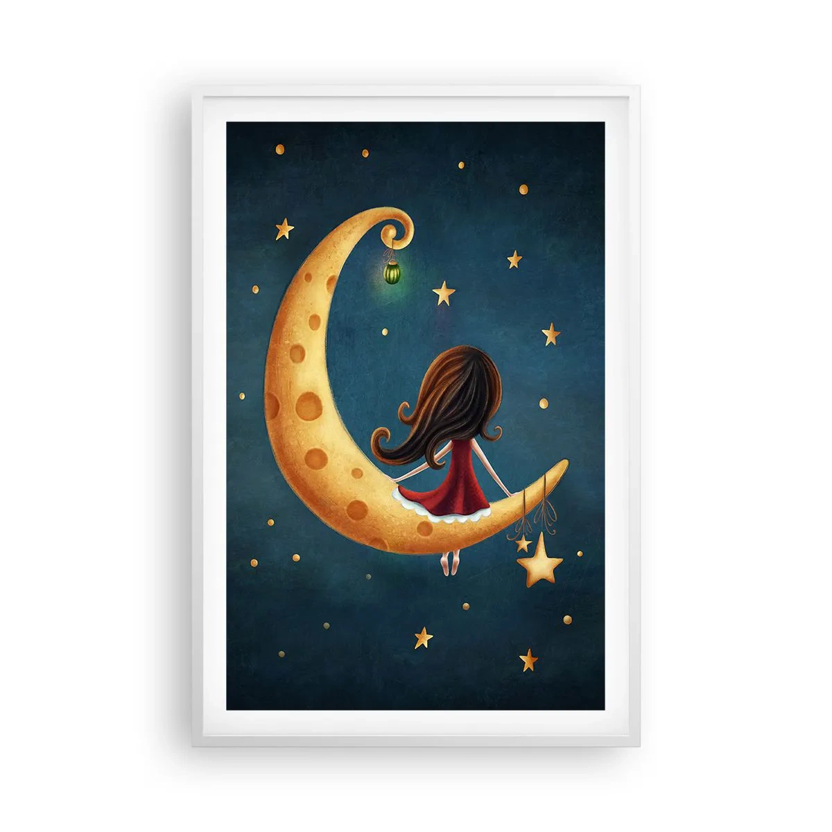 Plakát v bílém rámu - Kdysi dávno… - 61x91 cm