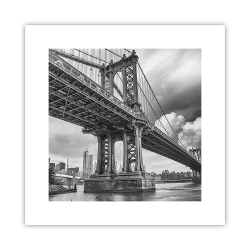 Plakát - Do srdce města - 30x30 cm