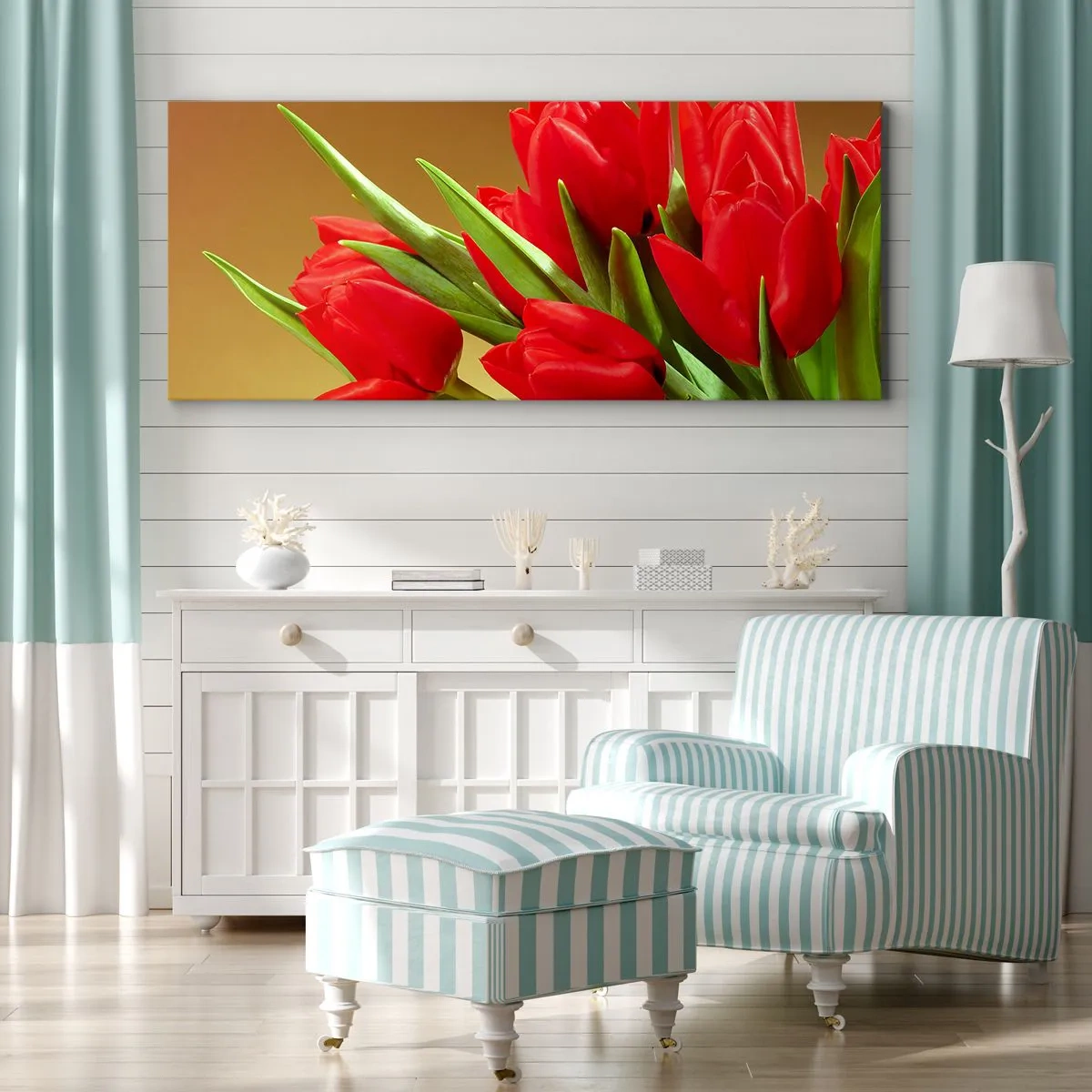 Obraz na plátně - Pupen jarní radosti - 100x40 cm