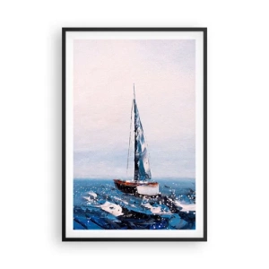 Plakát v černém rámu - Bratrství větru - 61x91 cm