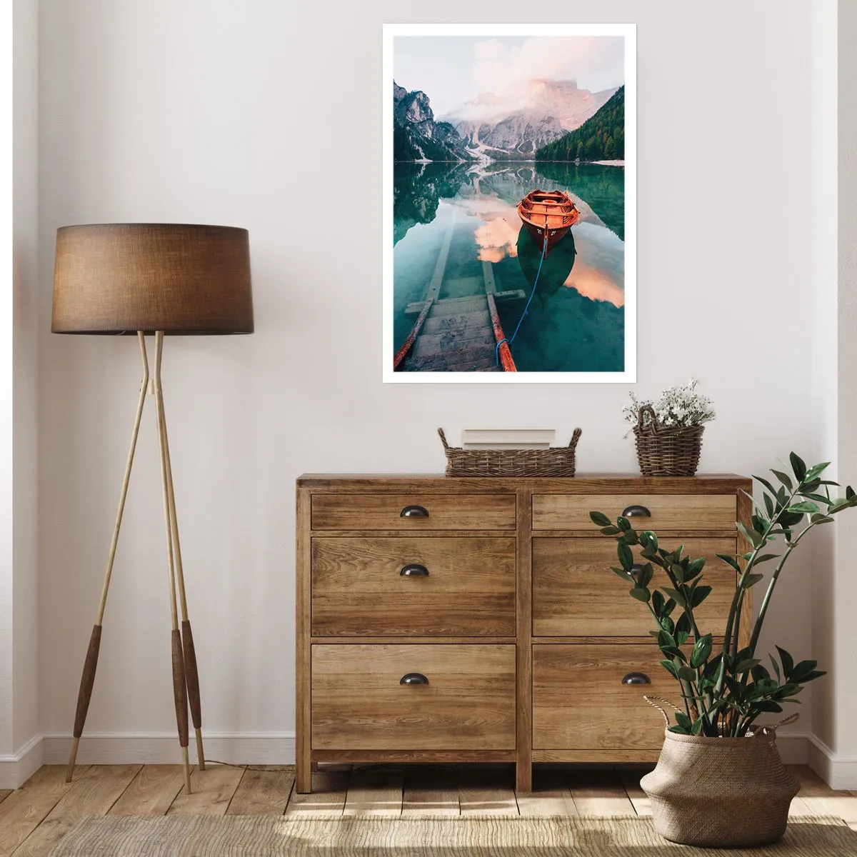 Plakát - Klidný spánek hor - 50x70 cm