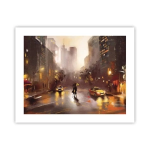 Plakát - Ve světlech New Yorku - 50x40 cm