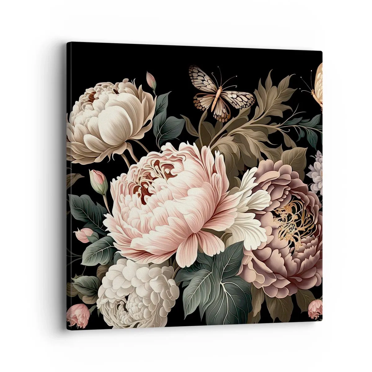 Obraz na plátně - V barokním stylu - 40x40 cm