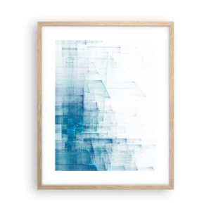 Plakát v rámu světlý dub - Jak se stal prostor - 40x50 cm