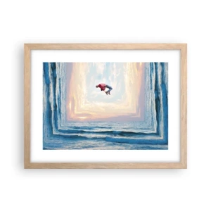 Plakát v rámu světlý dub - Do jiné dimenze - 40x30 cm