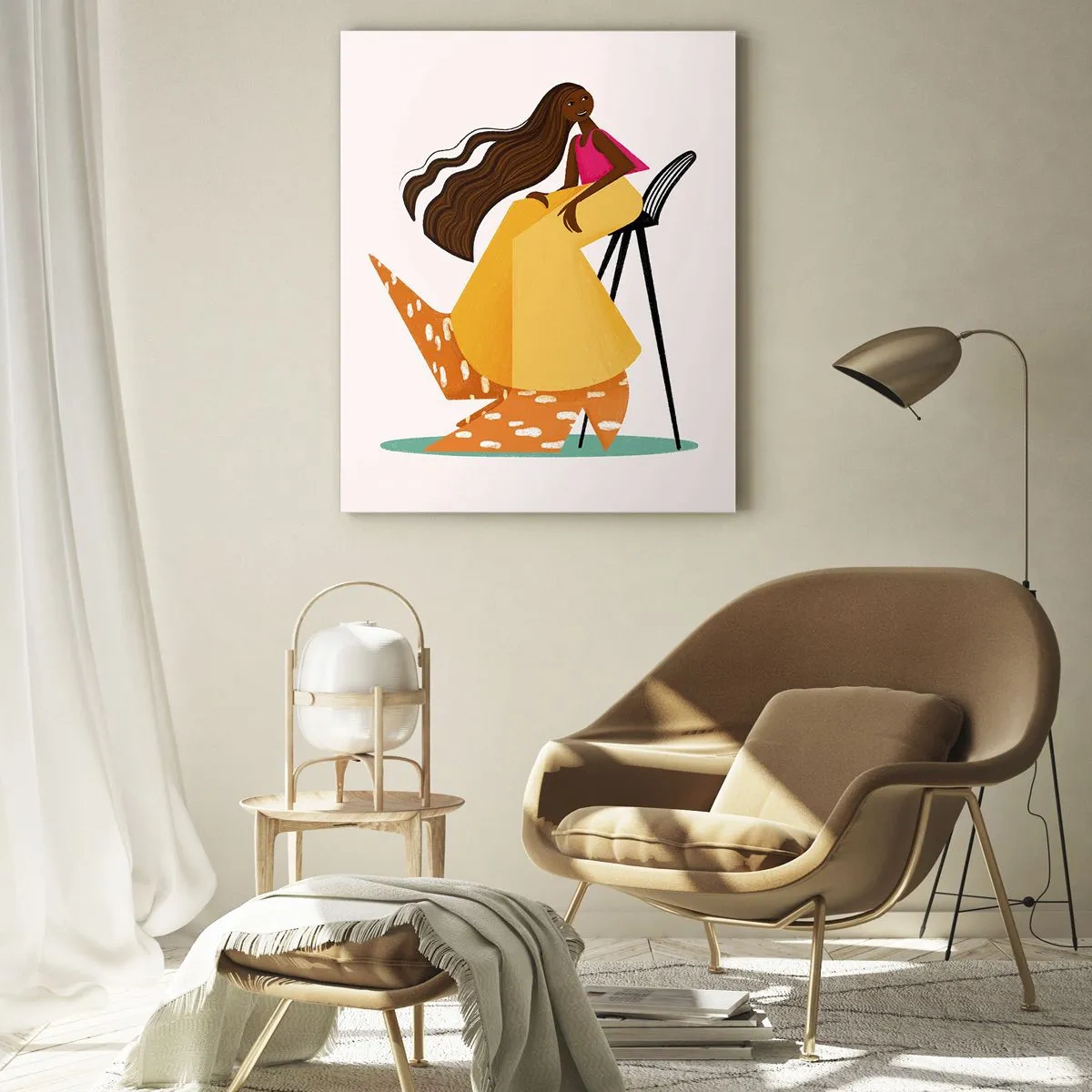 Obraz na skle - Móda je také zábava - 50x70 cm