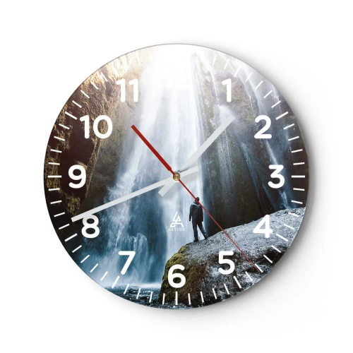 Nástěnné hodiny - Obnovení proporce - 30x30 cm