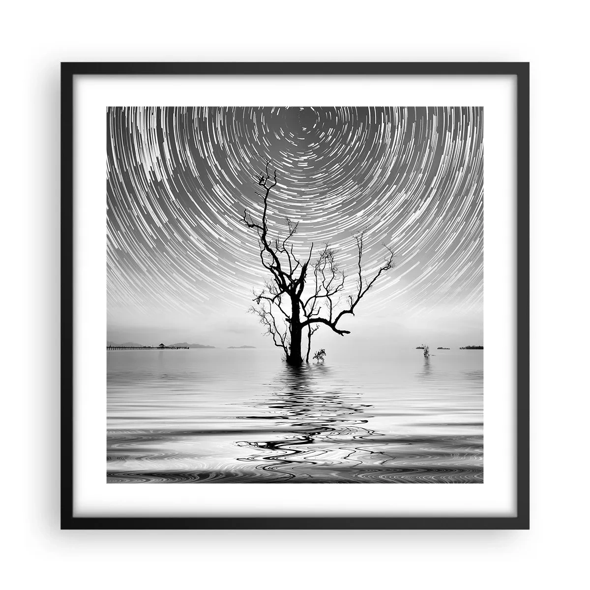 Plakát v černém rámu - Symfonie přírody - 50x50 cm