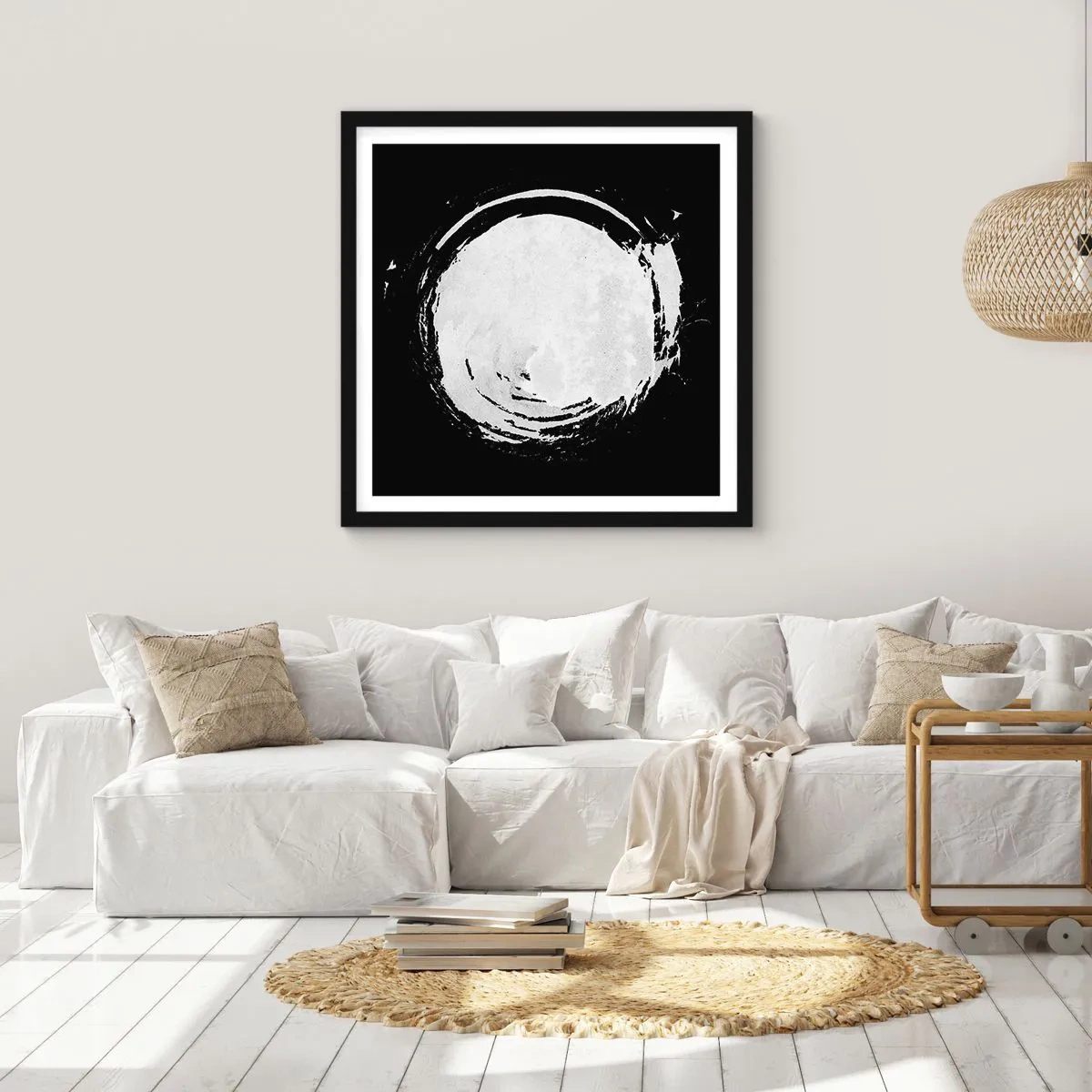 Plakát v černém rámu - Správné řešení - 40x40 cm