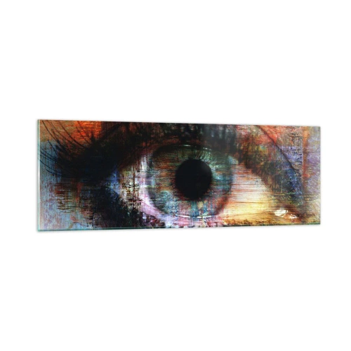 Obraz na skle - Lze se podívat do duše - 90x30 cm