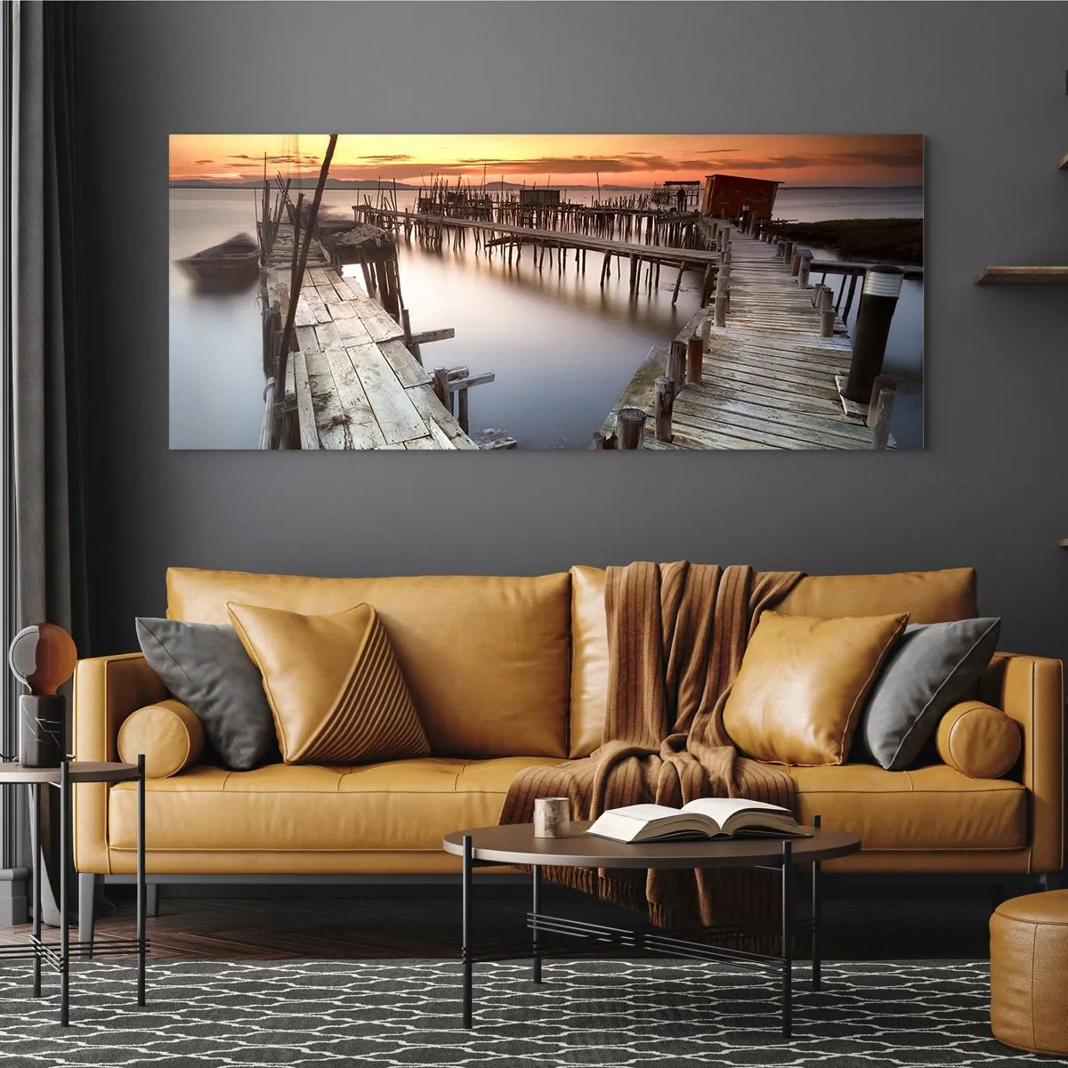 Obraz na skle - Autentičnost, ne turistická atrapa - 100x40 cm