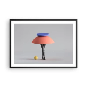 Plakát v černém rámu - Surrealistická kompozice - 70x50 cm