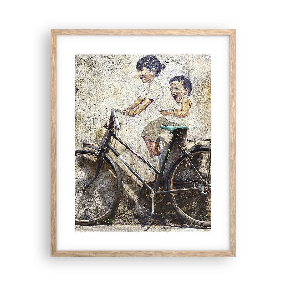 Plakát v rámu světlý dub - Pravda nebo klam? - 40x50 cm