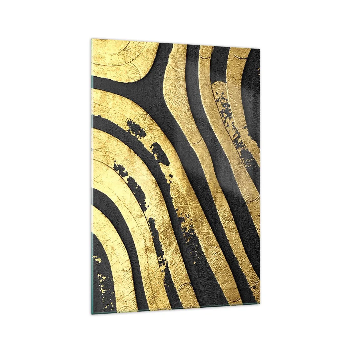 Obraz na skle - Vše plyne - 70x100 cm